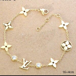 LV logo bracelet